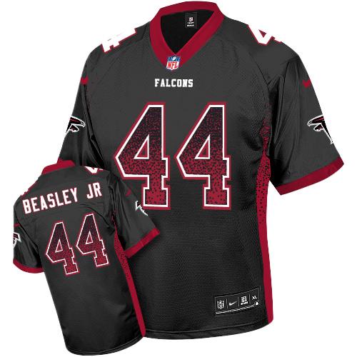 Nike Falcons #44 Vic Beasley Jr Black Alternate Men's Stitched NFL Elite Drift Fashion Jersey - Click Image to Close